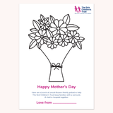 Mother's day colouring in printable